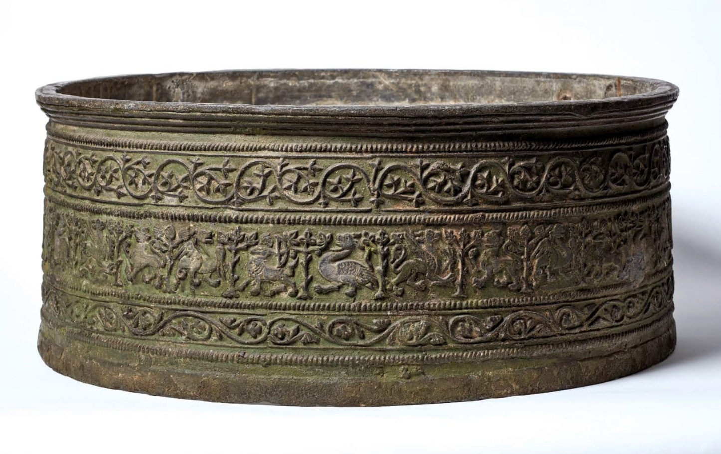 Lead Baptismal Font, 13th Century