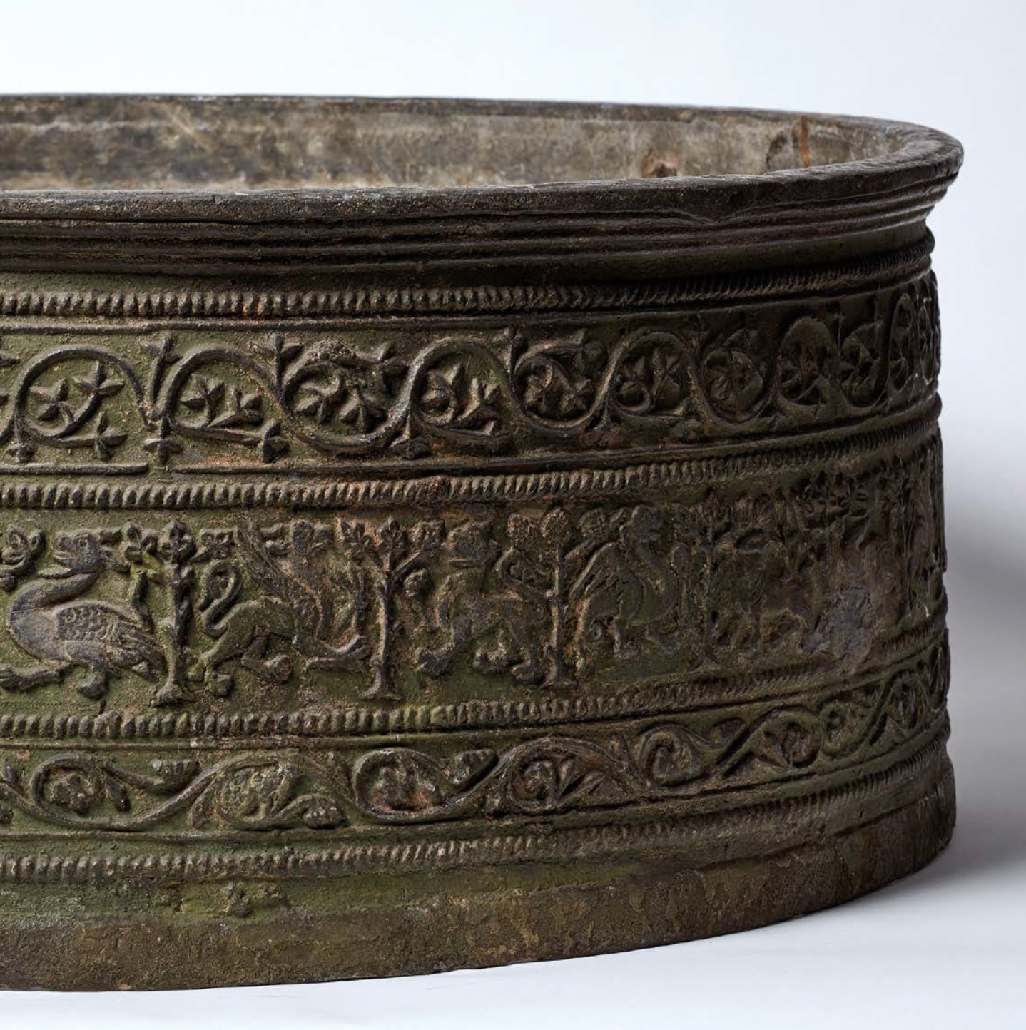 Lead Baptismal Font, 13th Century