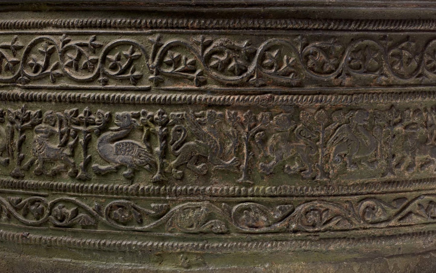 Lead Baptismal Font, 13th Century