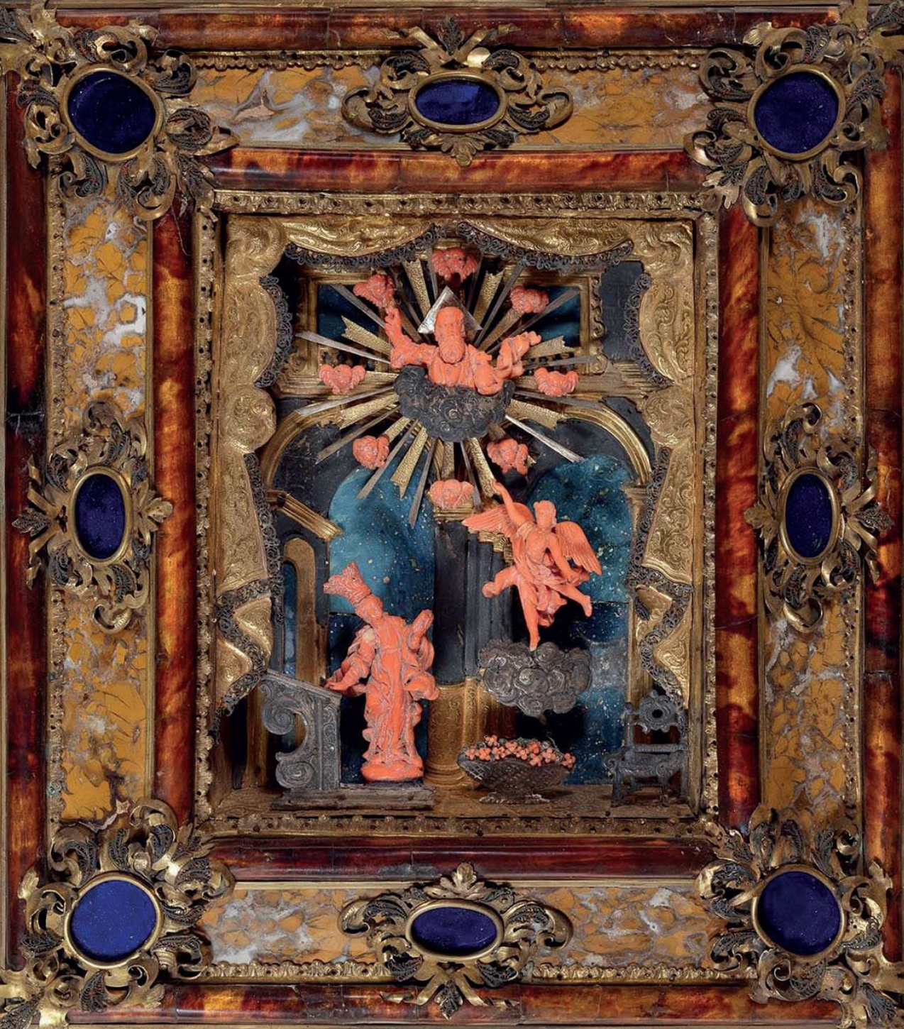 Trapani Devotional Plaque depicting The Annunciation, 17th Century