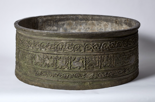 Lead Baptismal Font, 13th Century